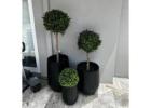 Decorative Artificial Topiary Balls and Trees for Elegant Garden Styling
