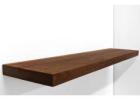 Long Floating Wall Shelf Luminary Mahogany Majesty Soars