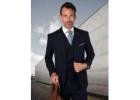 Dark blue 3 piece suit men's in los angeles