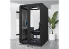 Solo Office Sound Booth Pod Audio Privacy - High Density Sound Insulation