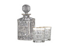 Crystal Whiskey Decanter Set | Distinct Bar Statement