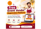 Free Event Vendor Registration Platform | ShubhConnect