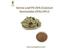 Senna Leaf PE 20% (Calcium Sennosides 20%) HPLC | SVA