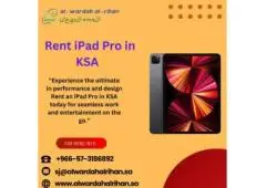 What are the Costs of Renting an iPad Pro in KSA?